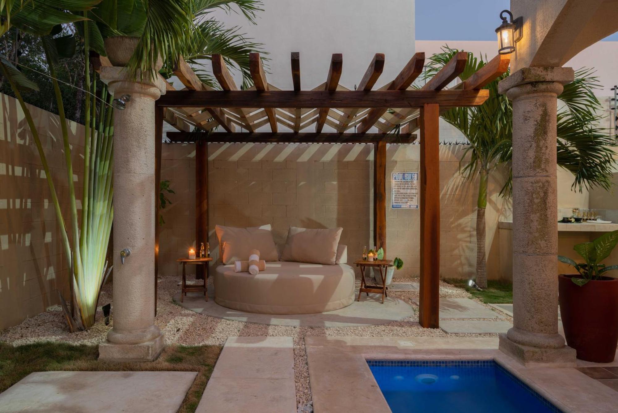 Tulum Stunning Villa For 10-Cabana-Private Pool-Parking Kültér fotó
